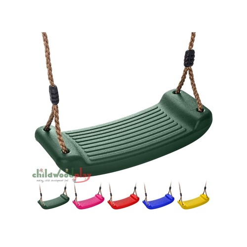 Green kids garden swing - garden, seat