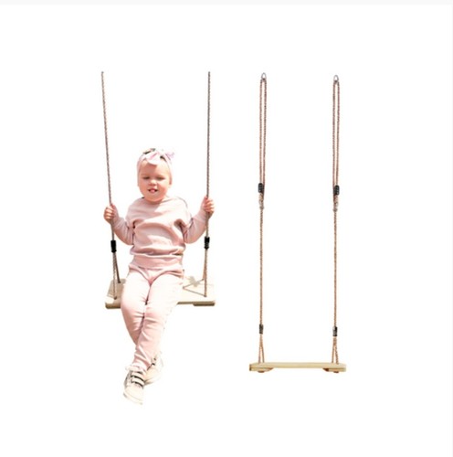 Wooden swing seat - seat, kids