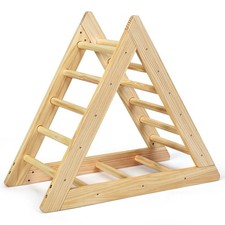 Kids Climbing Triangle Ladder