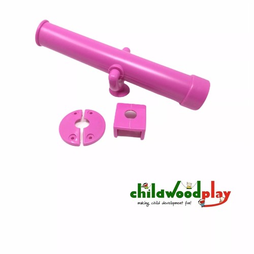 Kids pink telescope for play - kids,
